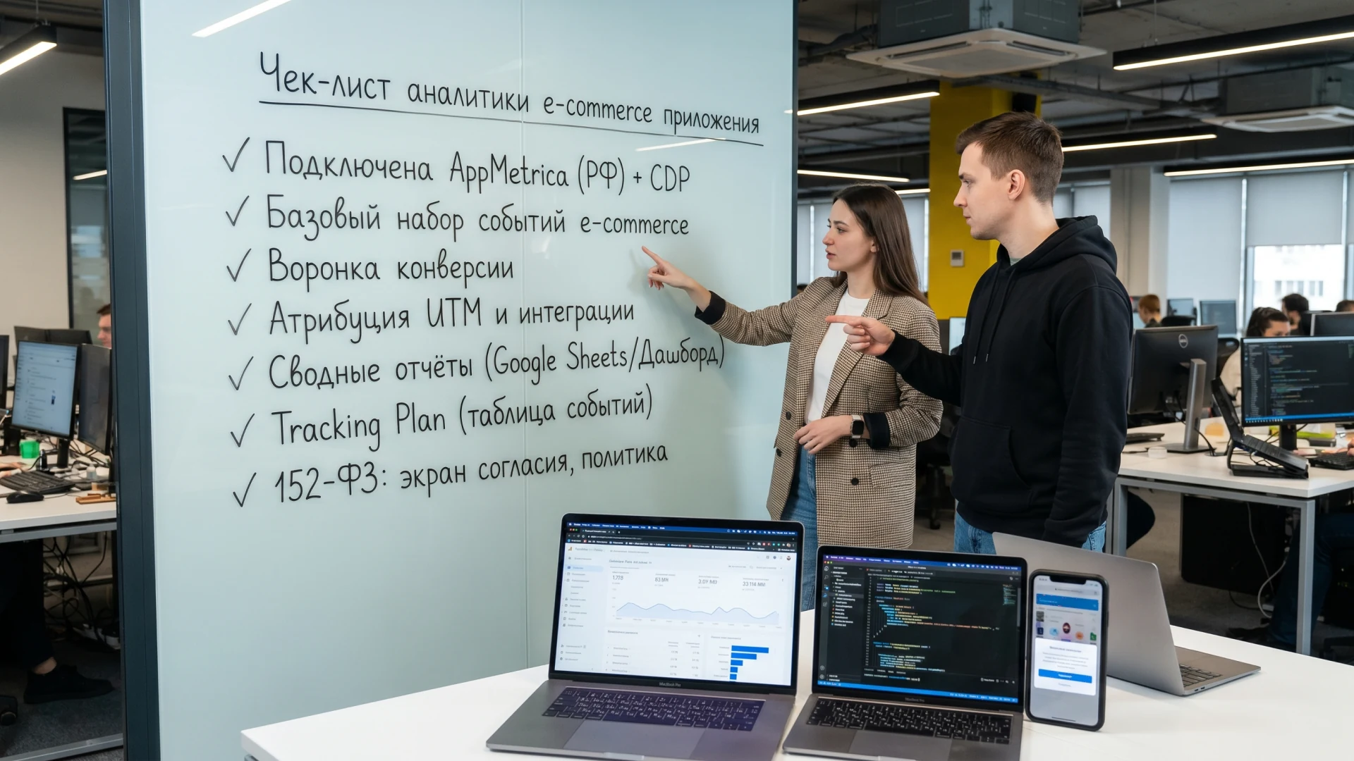 Чек-лист настройки аналитики мобильного приложения e-commerce: AppMetrica, события, воронка, атрибуция и 152-ФЗ