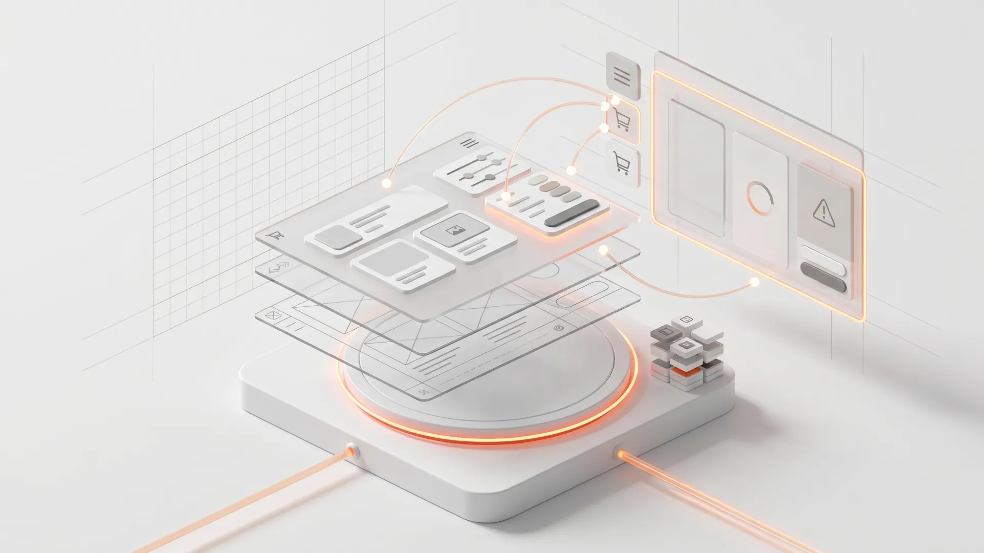 Этап UX/UI-дизайна мобильного приложения — wireframes и прототип в Figma, студия FITTIN, Воронеж