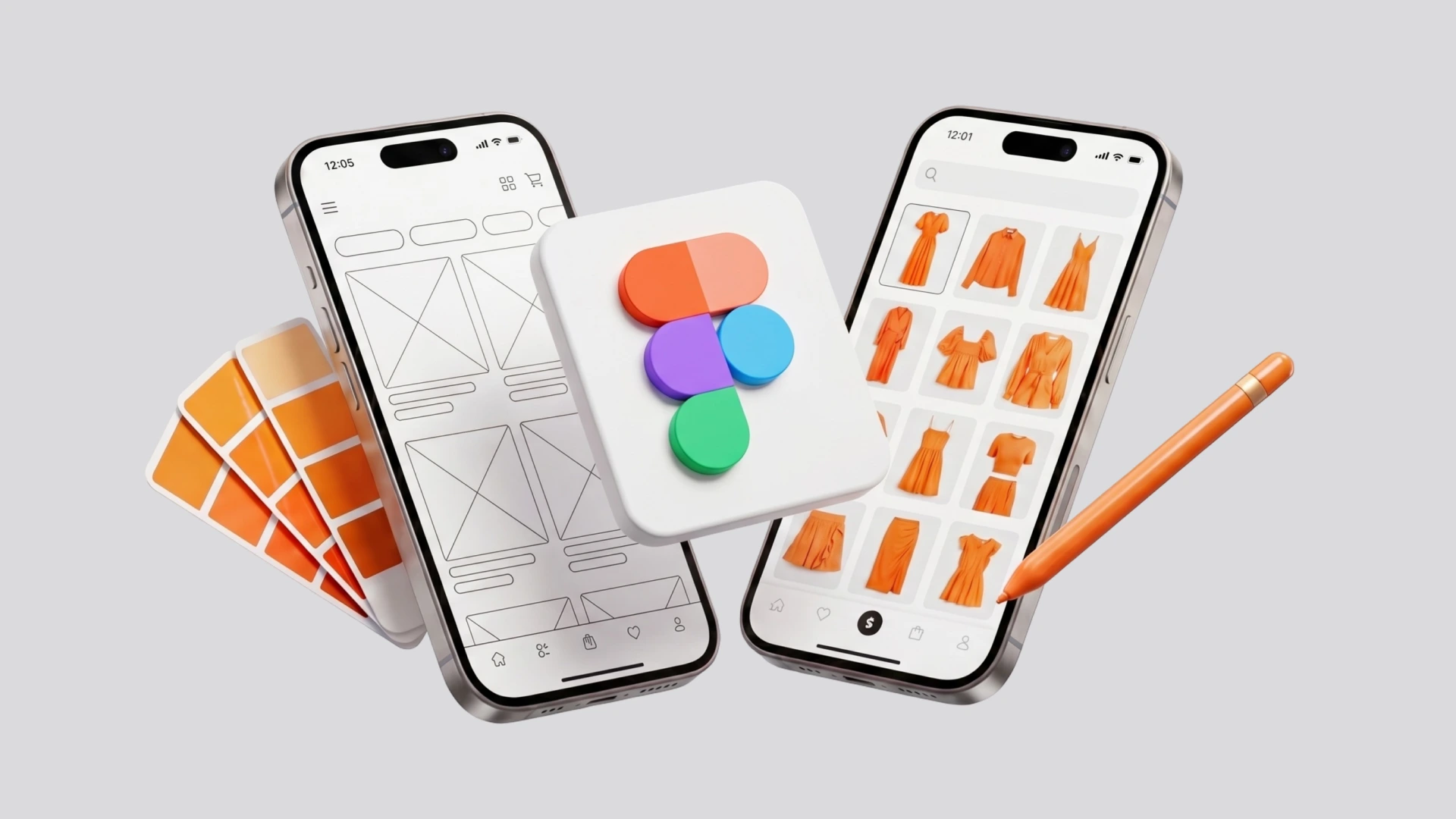 Этап 4 — UI-дизайн и дизайн-система с токенами и библиотекой компонентов в Figma