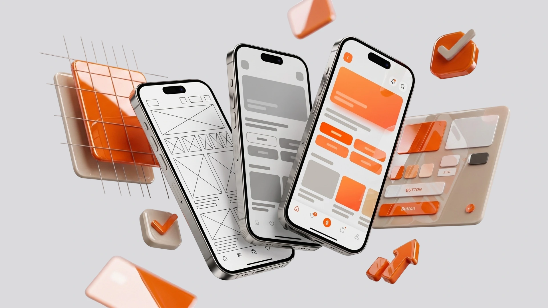 UX/UI-дизайн мобильного приложения — обзор шести этапов от исследования до дизайн-системы