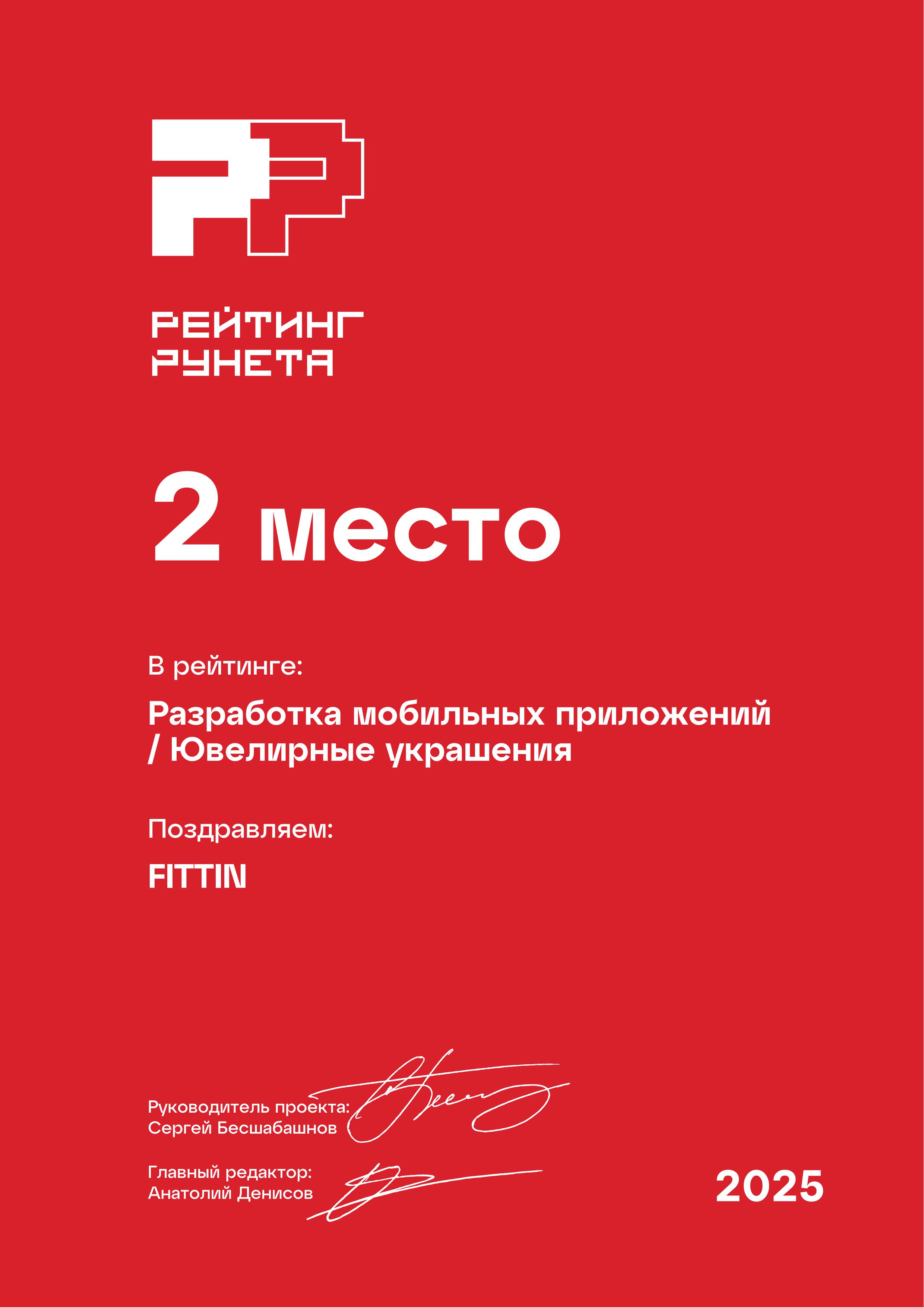 Диплом 2 место