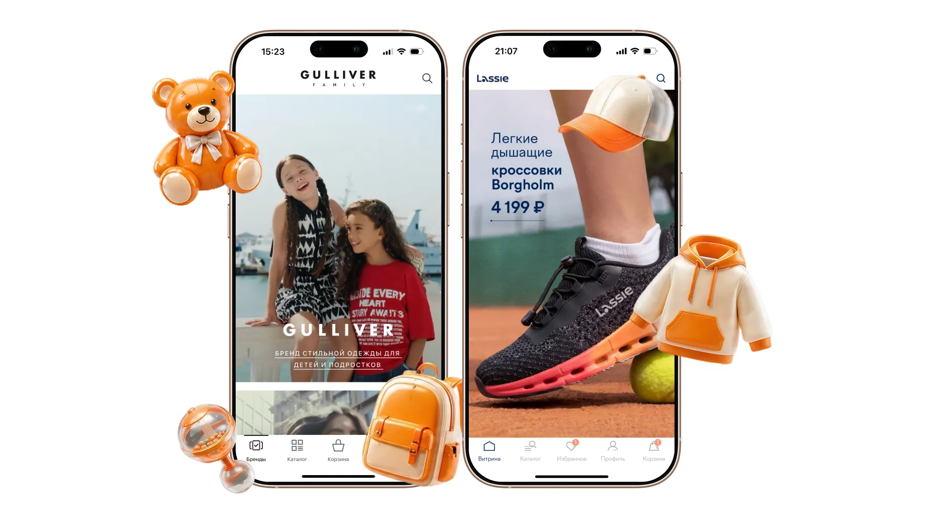 Кейсы детских брендов на платформе FITTIN: приложения Gulliver и Lassie