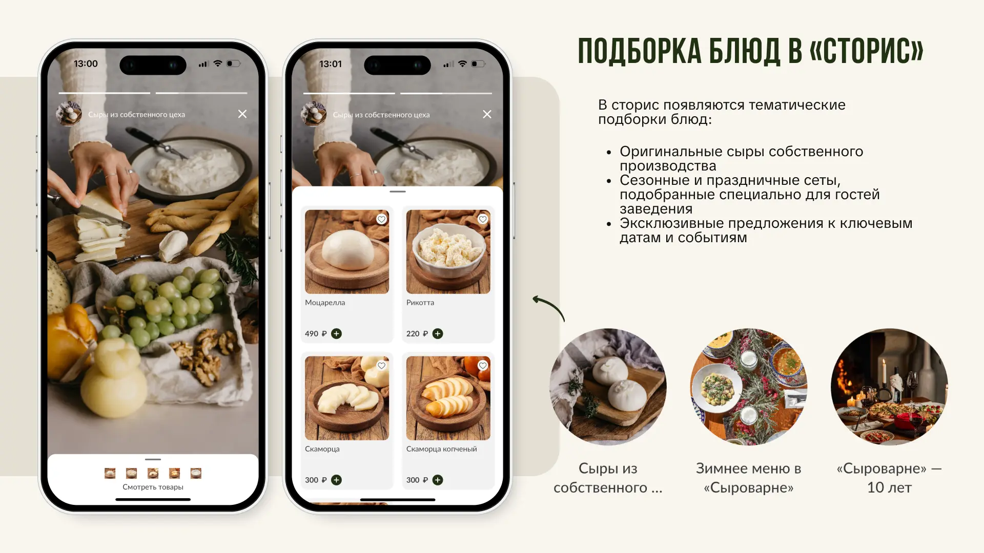 Результаты разработки приложения Сыроварня